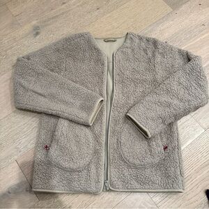LULULEMON BEIGE SHERPA JACKET